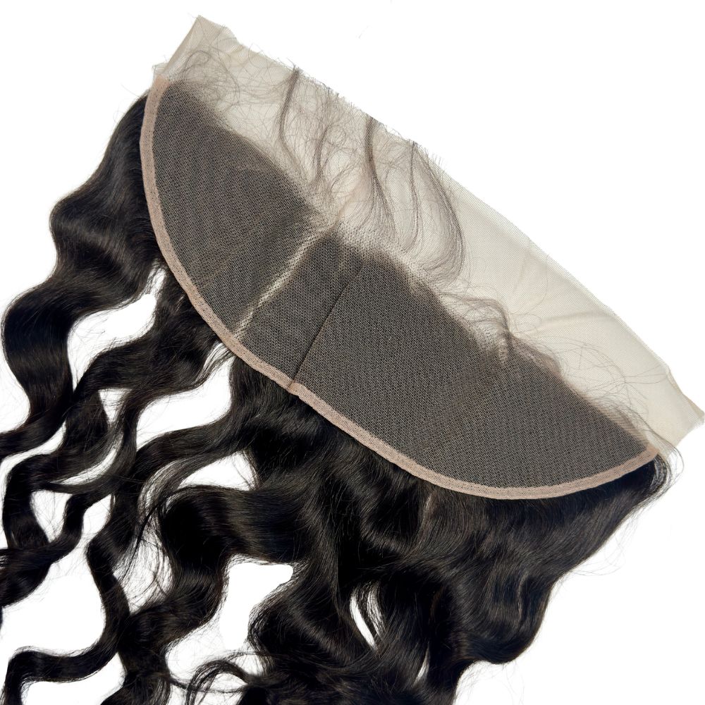 Brazilian Loose Wave 13x4 Transparent Frontal