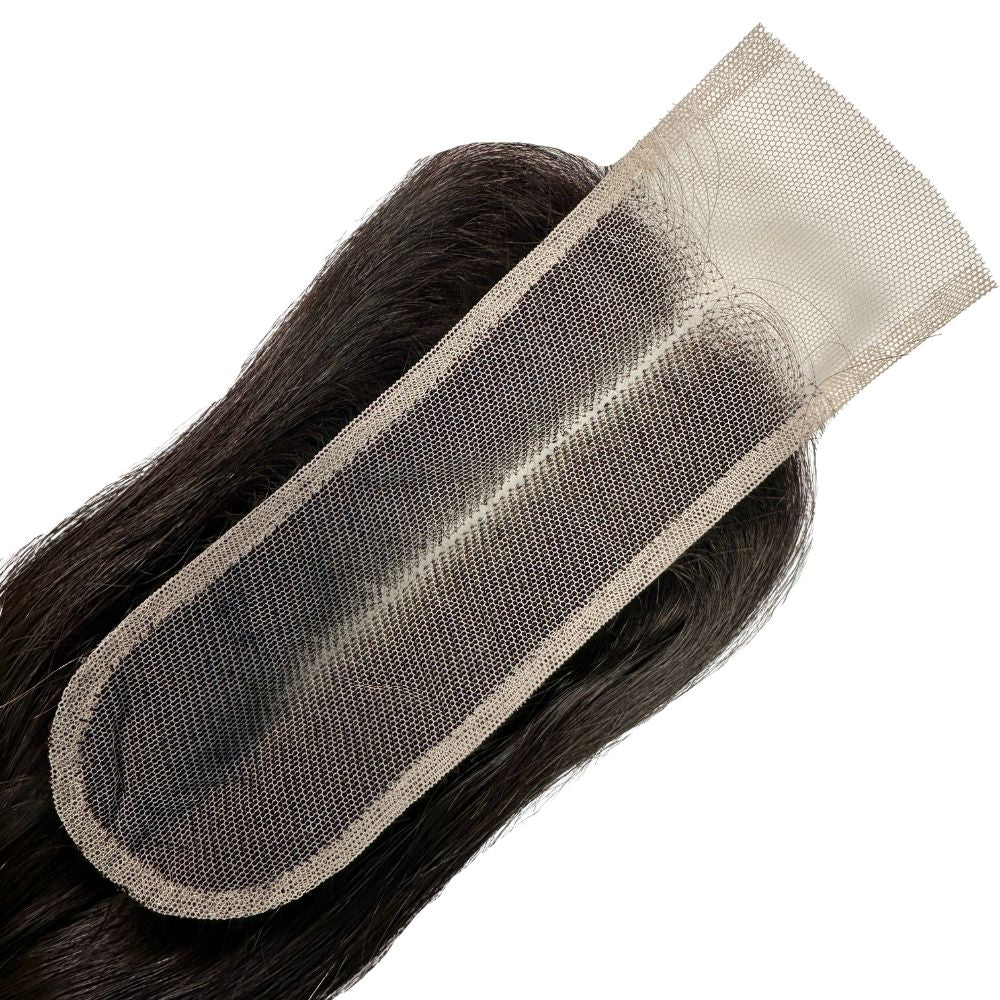 Brazilian Silky Straight 2x6 Transparent Closure