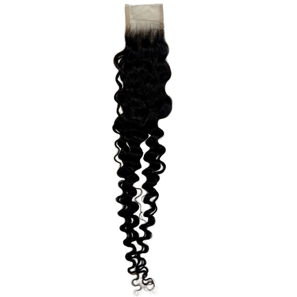 Brazilian Deep Wave 2x6 Transparent Closure