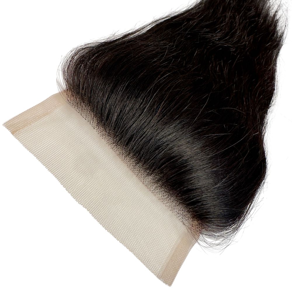 Brazilian Silky Straight 4x4 Transparent Closure