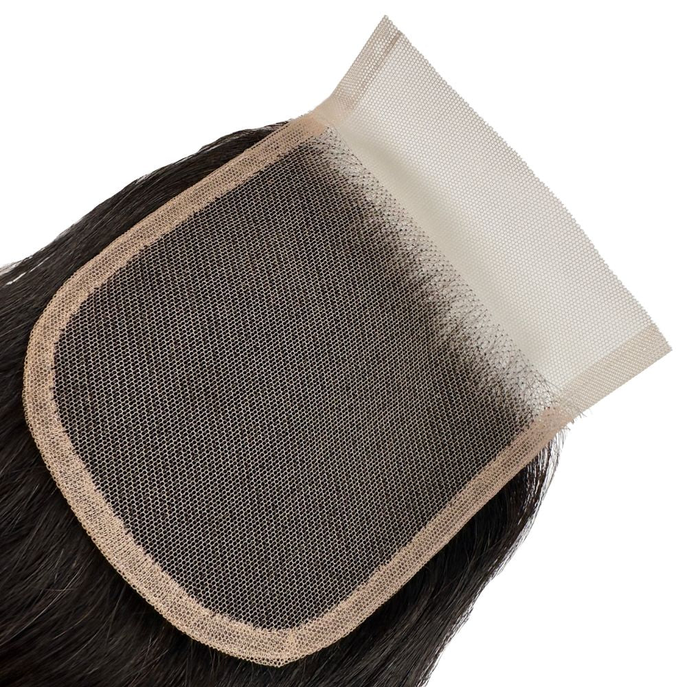 Brazilian Silky Straight 4x4 Transparent Closure